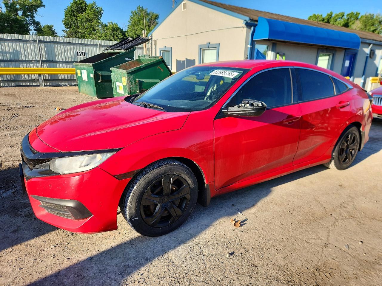 2016 HONDA CIVIC LX | 2HGFC2F50GH519380 | UPCARS