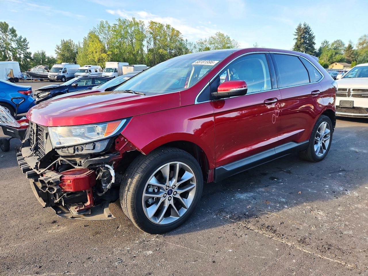 2018 FORD EDGE TITANIUM | 2FMPK4K95JBB40746 | UPCARS