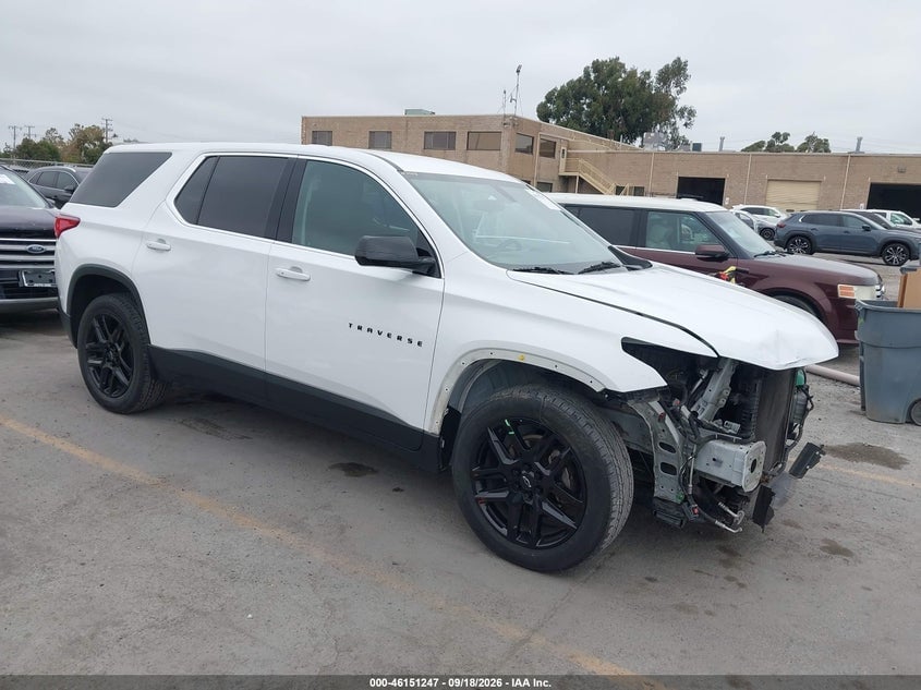 2020 CHEVROLET TRAVERSE FWD LS | 1GNERFKW6LJ193549 | UPCARS