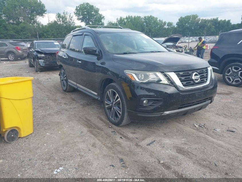 2018 NISSAN PATHFINDER PLATINUM | 5N1DR2MN8JC651543 | UPCARS