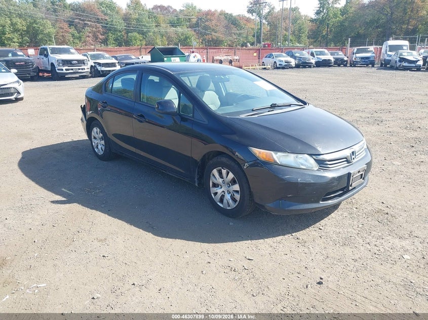 2012 HONDA CIVIC LX | 2HGFB2F55CH312240 | UPCARS