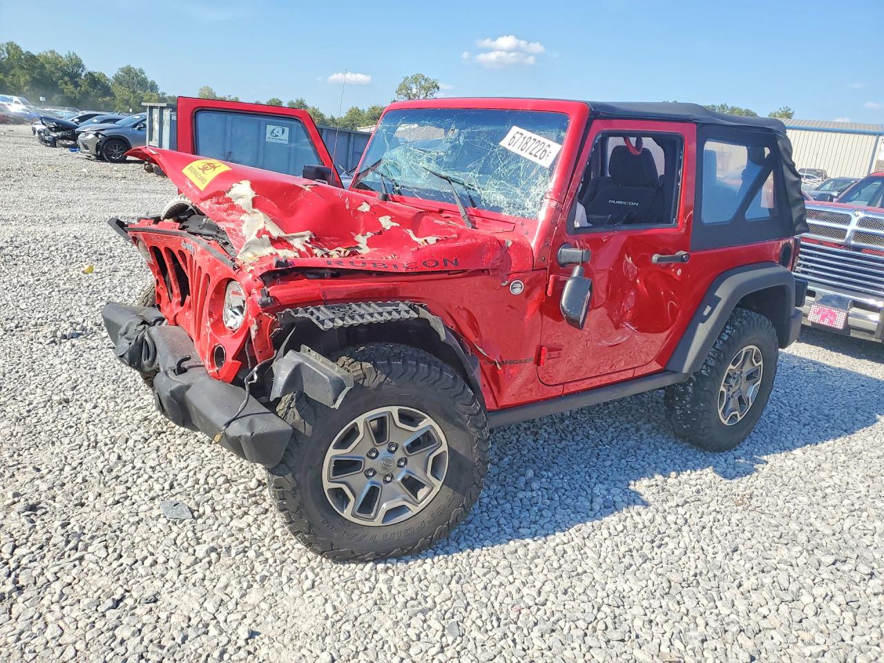 2014 JEEP WRANGLE RUBICON | 1C4BJWCG2EL248273 | UPCARS