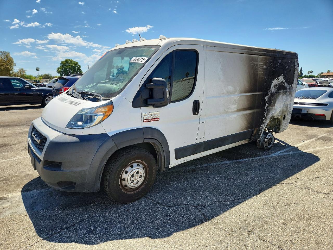 2019 RAM PROMASTER 1500 DELIVERY VAN | 3C6TRVAG1KE502917 | UPCARS