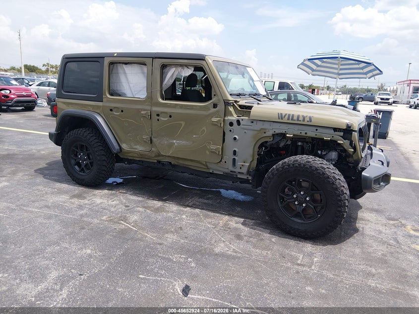 2025 JEEP WRANGLER 4-DOOR WILLYS 4X4 | 1C4PJXDN8SW516570 | UPCARS