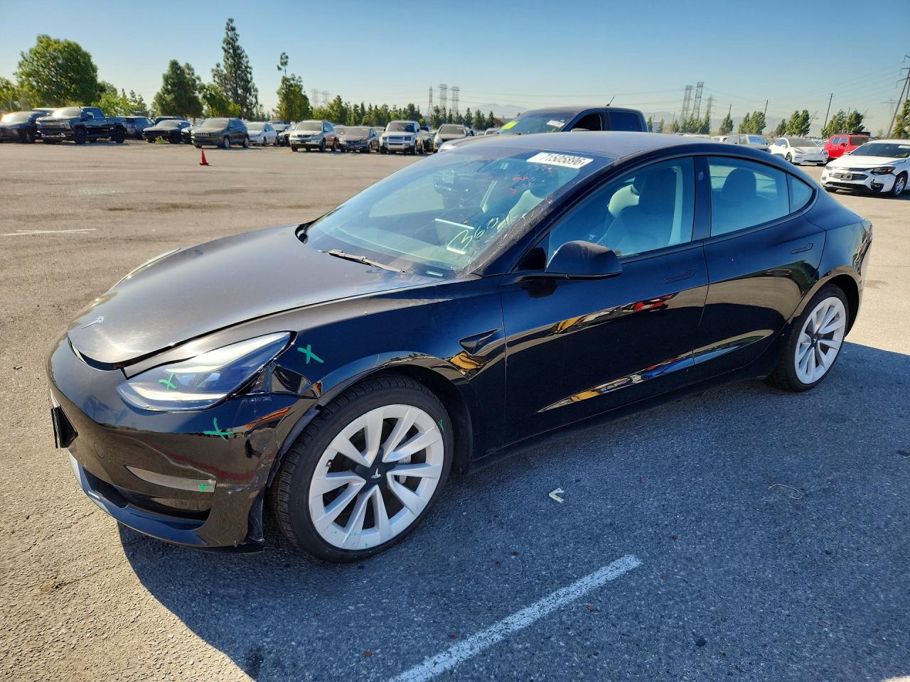 2022 TESLA MODEL 3 | 5YJ3E1EB5NF185069 | UPCARS