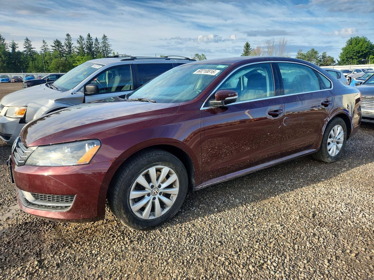 2014 VOLKSWAGEN PASSAT S | 1VWAS7A33EC096662 | UPCARS