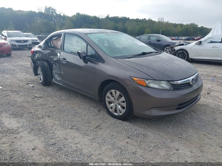 2012 HONDA CIVIC LX | 19XFB2F50CE086179 | UPCARS