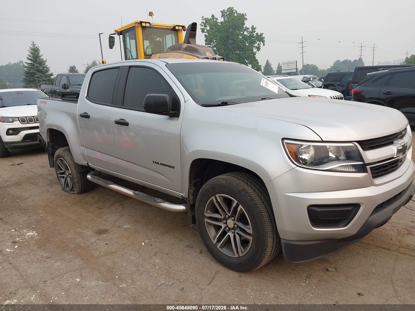 2020 CHEVROLET COLORADO 4WD  SHORT BOX WT | 1GCGTBEN7L1102223 | UPCARS
