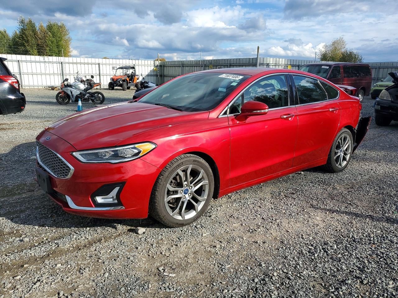 2020 FORD FUSION TITANIUM | 3FA6P0RU5LR182543 | UPCARS