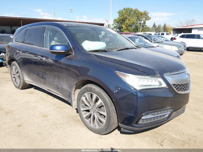 2016 ACURA MDX TECHNOLOGY   ACURAWATCH PLUS PACKAGES/TECHNOLOGY PACKAGE | 5FRYD4H41GB048767 | UPCARS