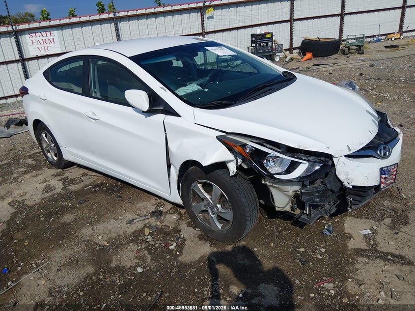 2014 HYUNDAI ELANTRA SE | 5NPDH4AE6EH492636 | UPCARS