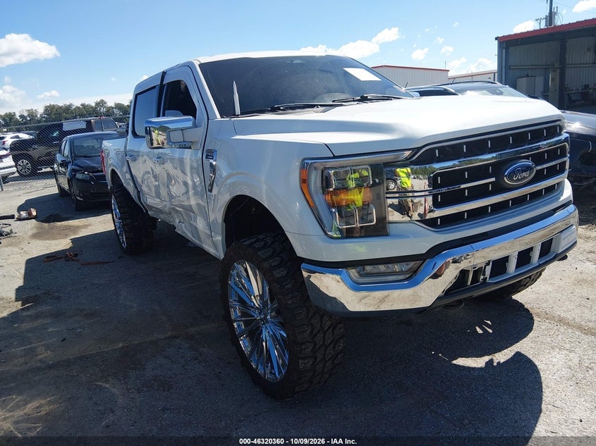 2022 FORD F-150 LARIAT | 1FTFW1E83NFC38362 | UPCARS