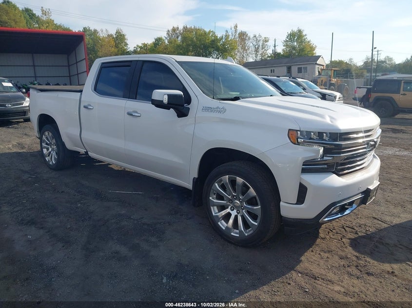 2021 CHEVROLET SILVERADO 1500 4WD  STANDARD BED HIGH COUNTRY | 1GCUYHEL0MZ272951 | UPCARS