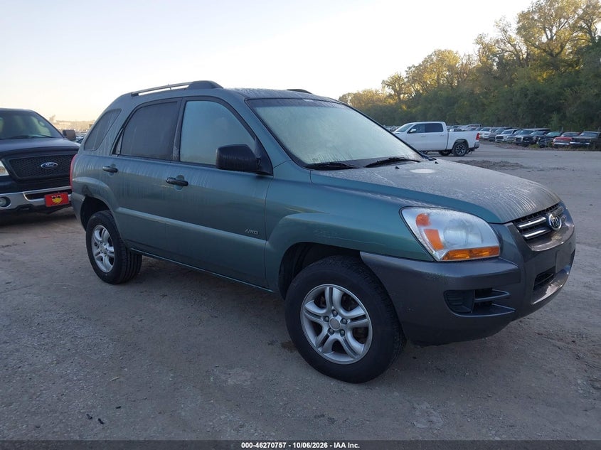 2008 KIA SPORTAGE LX V6 | KNDJE723X87467824 | UPCARS