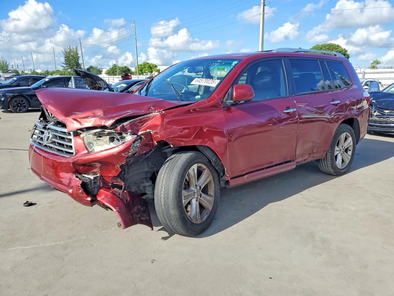 2009 TOYOTA HIGHLANDER LIMITED | JTEDS42A592069286 | UPCARS