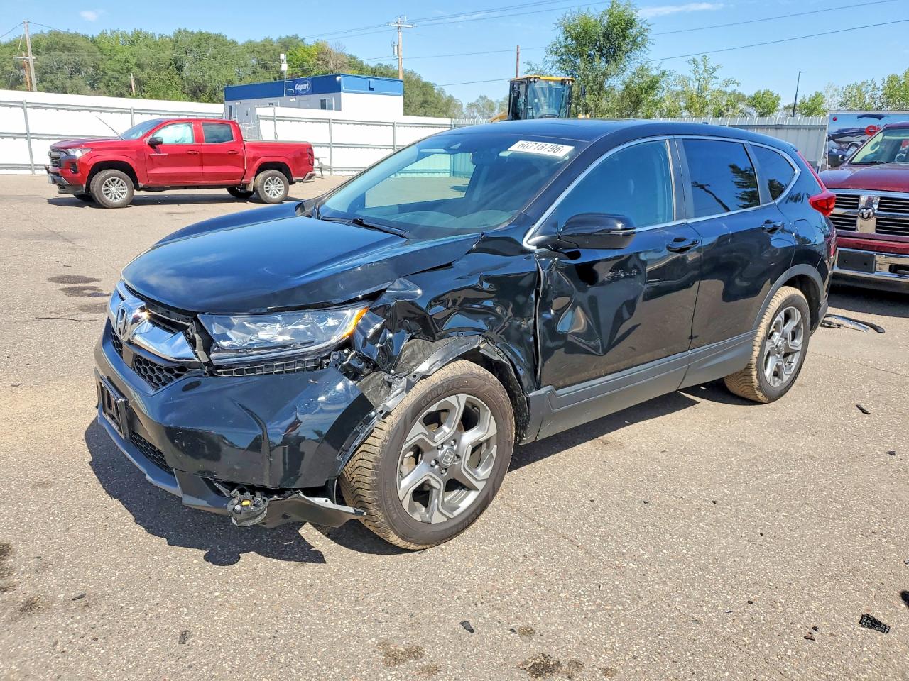 2019 HONDA CRV EX | 5J6RW2H55KL035744 | UPCARS