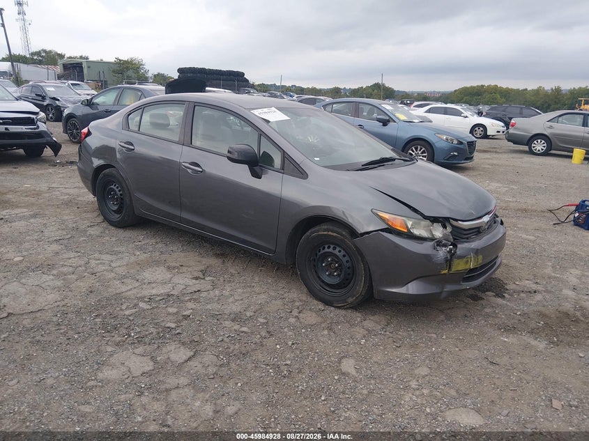 2012 HONDA CIVIC LX | 19XFB2F51CE314514 | UPCARS