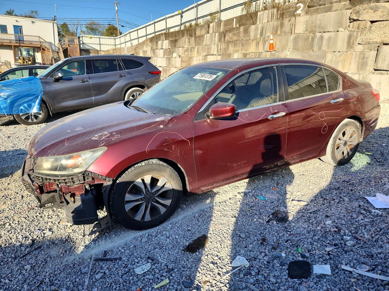 2014 HONDA ACCORD LX | 1HGCR2F39EA220255 | UPCARS