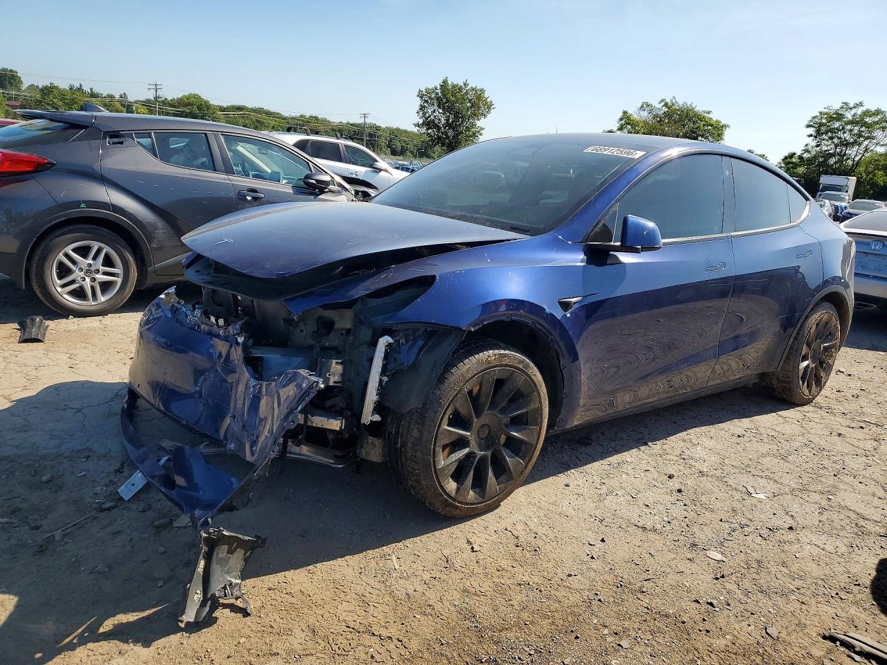 2021 TESLA MODEL Y | 5YJYGDEE0MF129647 | UPCARS