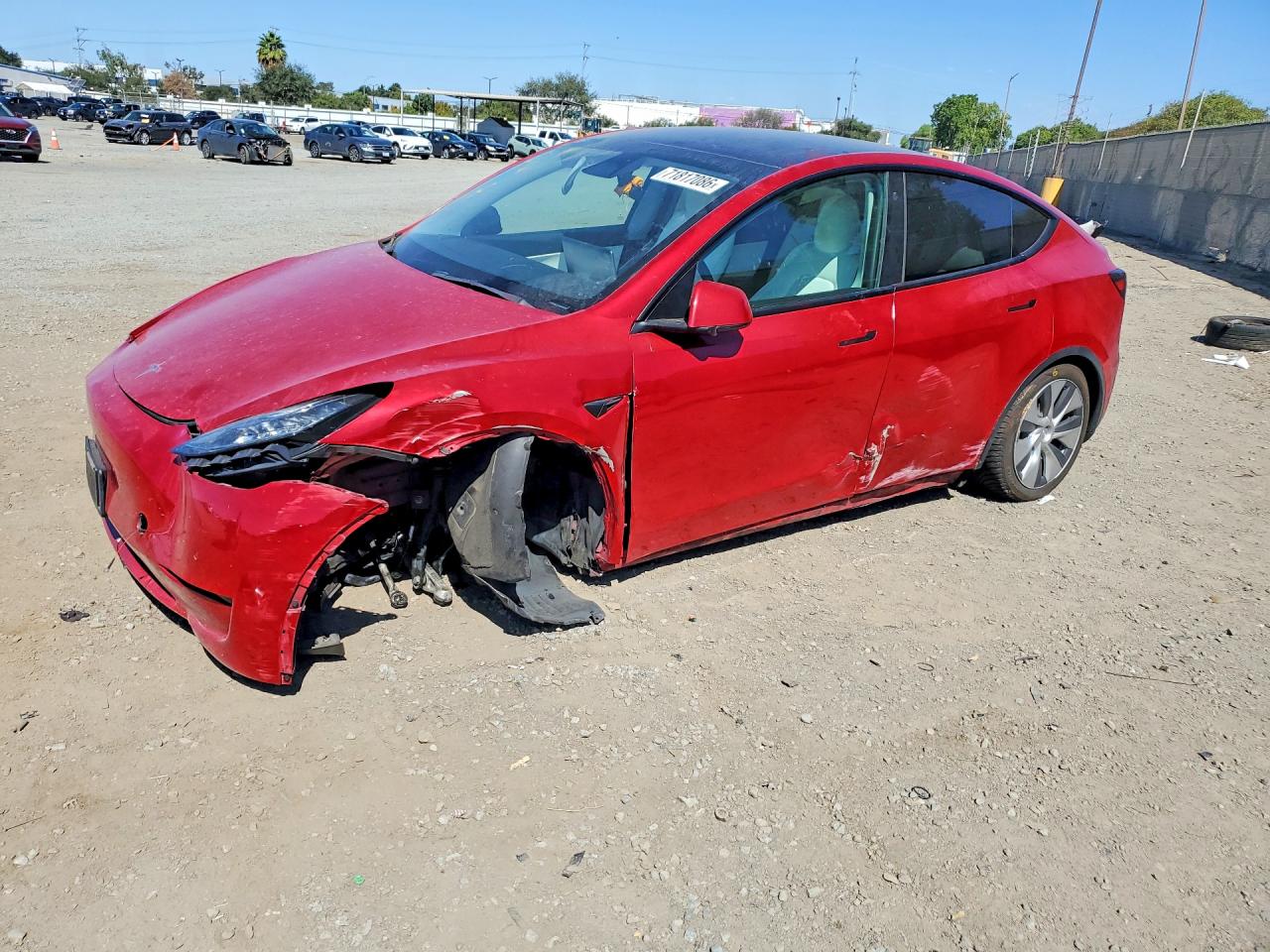 2022 TESLA MODEL Y | 7SAYGDEE6NF342154 | UPCARS