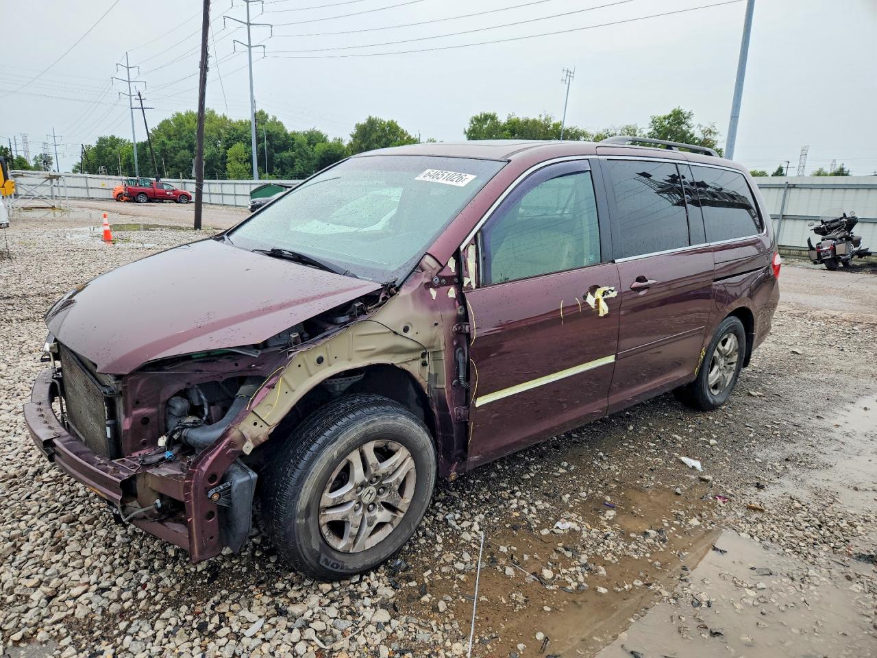 2007 HONDA ODYSSEY EXL | 5FNRL38687B444957 | UPCARS