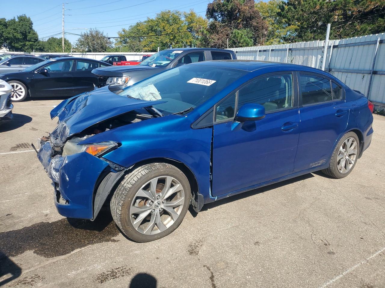 2012 HONDA CIVIC SI | 2HGFB6E51CH703250 | UPCARS