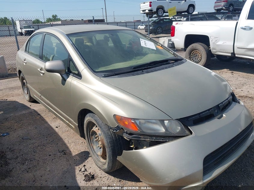 2008 HONDA CIVIC LX | JHMFA165X8S002272 | UPCARS