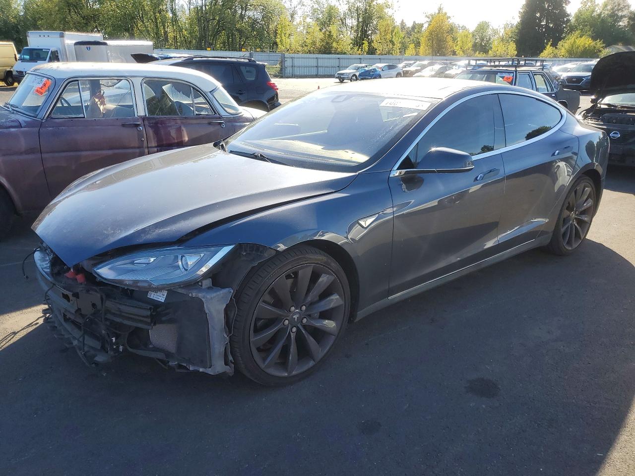 2014 TESLA MODEL S | 5YJSA1H1XEFP57389 | UPCARS