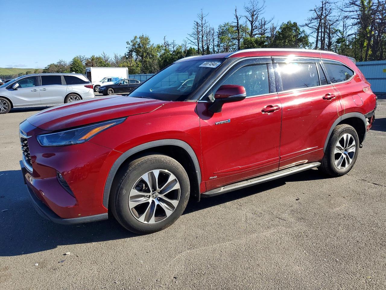 2021 TOYOTA HIGHLANDER HYBRID XLE | 5TDGBRCH3MS024326 | UPCARS