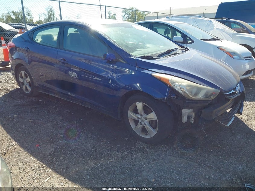 2013 HYUNDAI ELANTRA GLS | KMHDH4AE1DU749735 | UPCARS