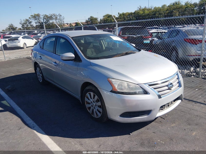 2013 NISSAN SENTRA S | 3N1AB7AP1DL776958 | UPCARS