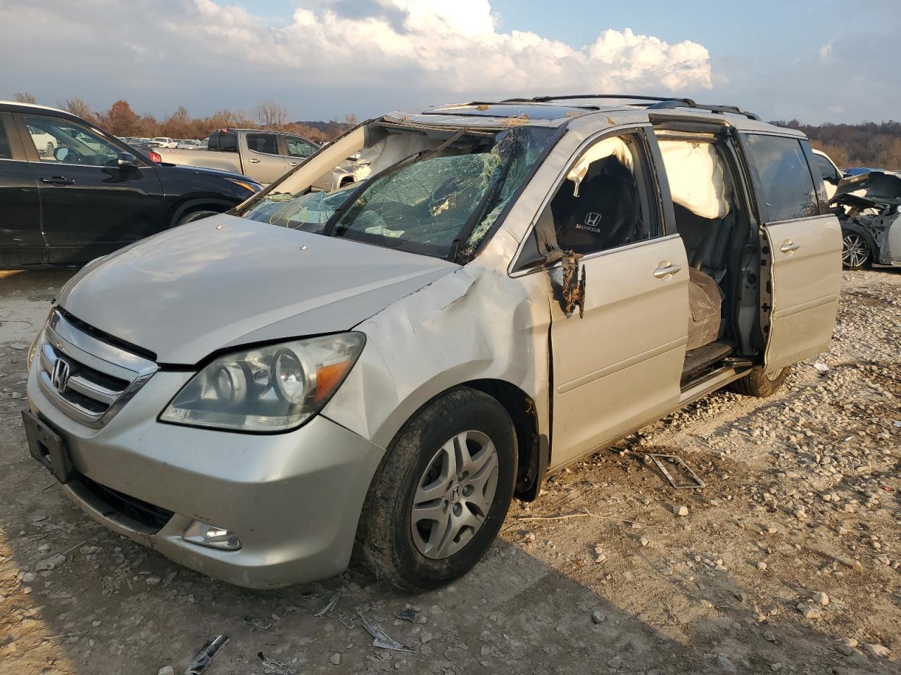 2005 HONDA ODYSSEY EXL | 5FNRL38725B047377 | UPCARS