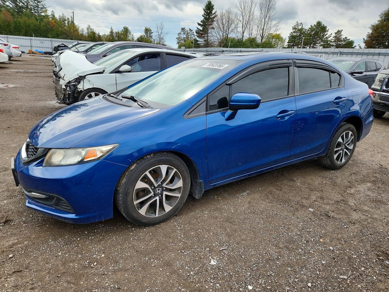 2014 HONDA CIVIC LX | 2HGFB2F54EH044445 | UPCARS