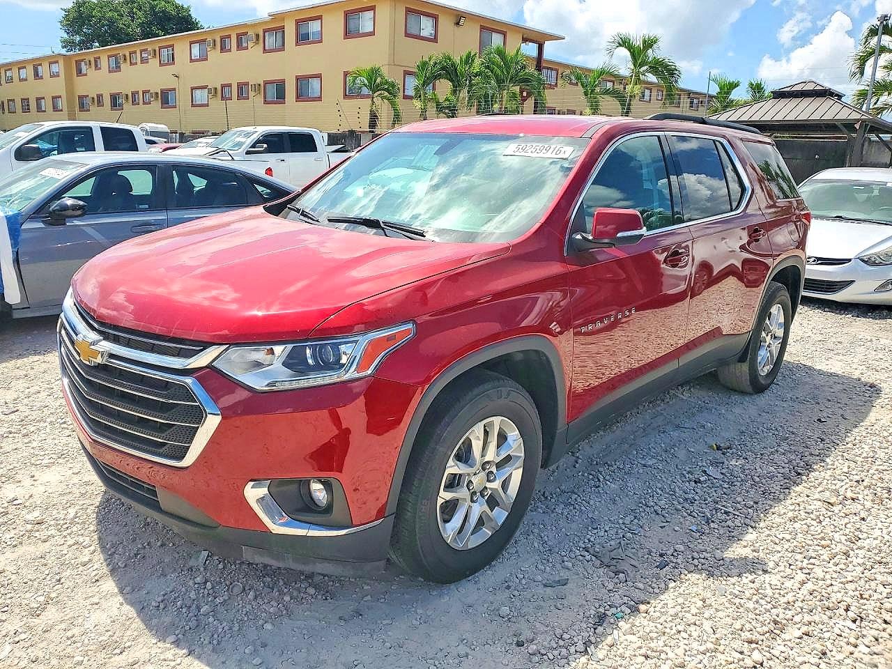 2021 CHEVROLET TRAVERSE LT | 1GNERGKW0MJ189634 | UPCARS