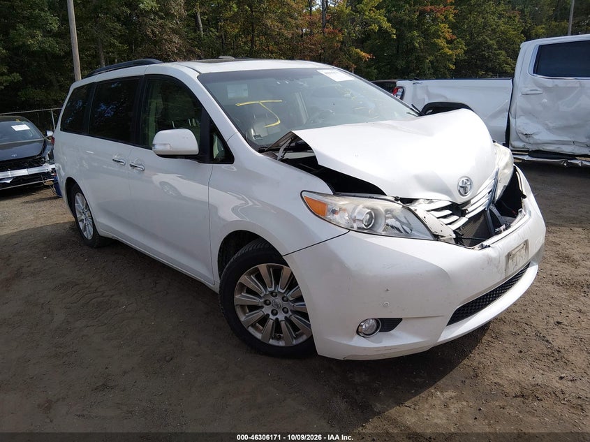 2014 TOYOTA SIENNA LIMITED V6 7 PASSENGER | 5TDYK3DC9ES427927 | UPCARS