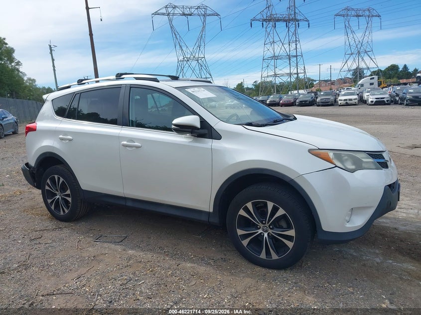 2015 TOYOTA RAV4 LIMITED | 2T3DFREV0FW261898 | UPCARS