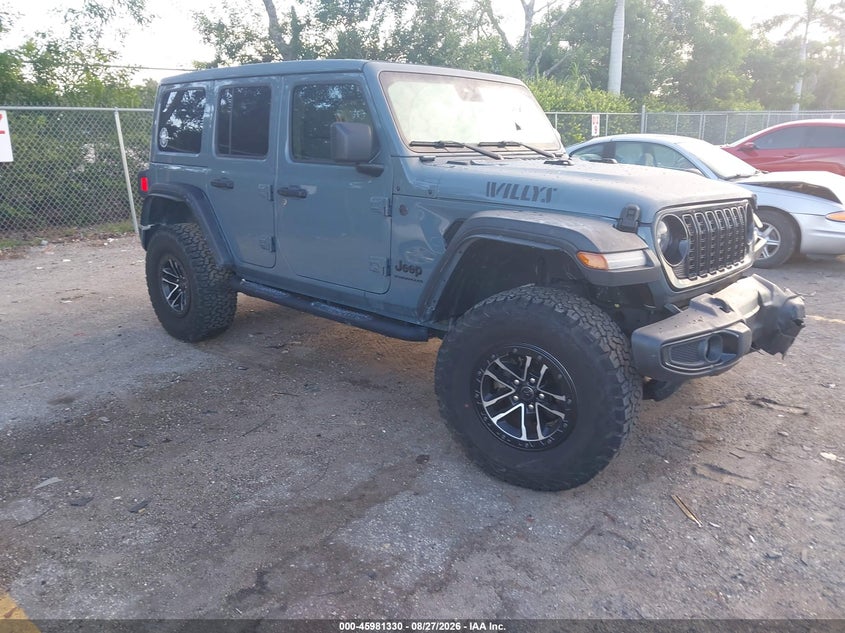 2024 JEEP WRANGLER 4-DOOR WILLYS 4X4 | 1C4RJXDG0RW266651 | UPCARS