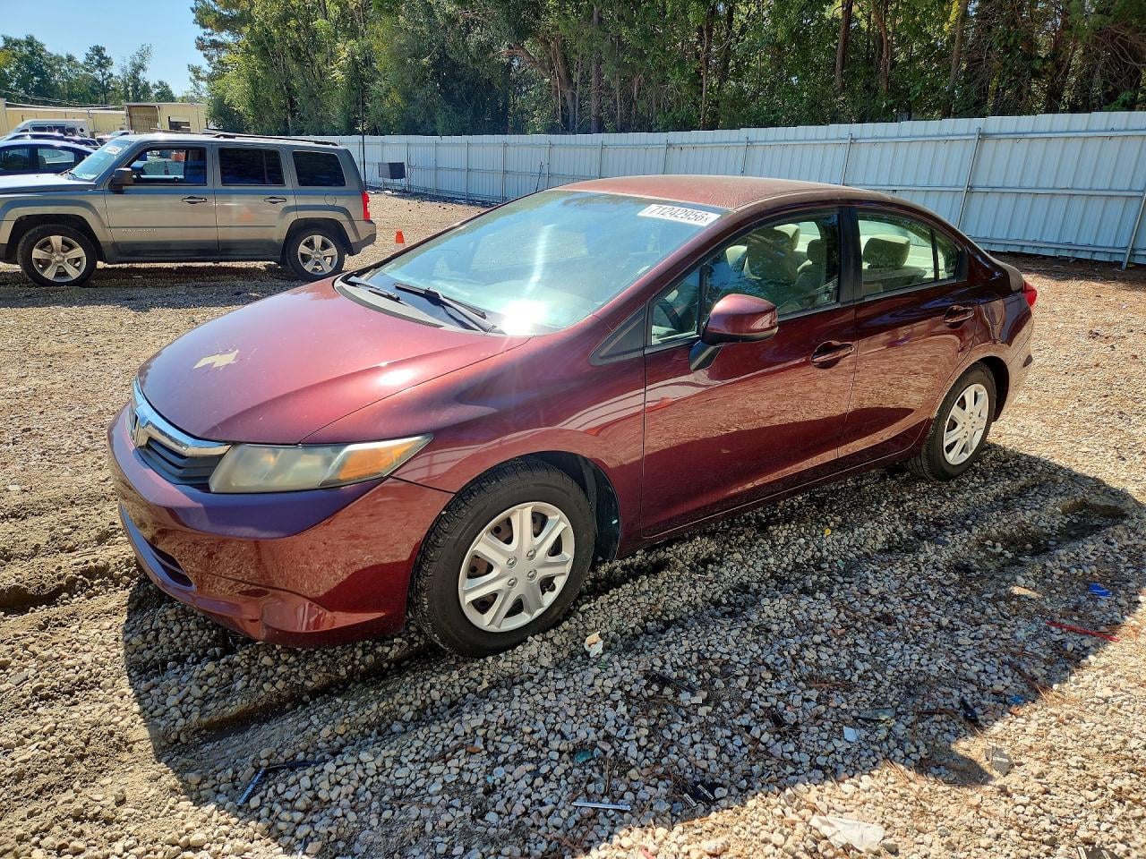 2012 HONDA CIVIC LX | 19XFB2F56CE330160 | UPCARS