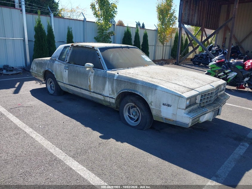 1984 CHEVROLET MONTE CARLO | 1G1AZ37H4ER159204 | UPCARS