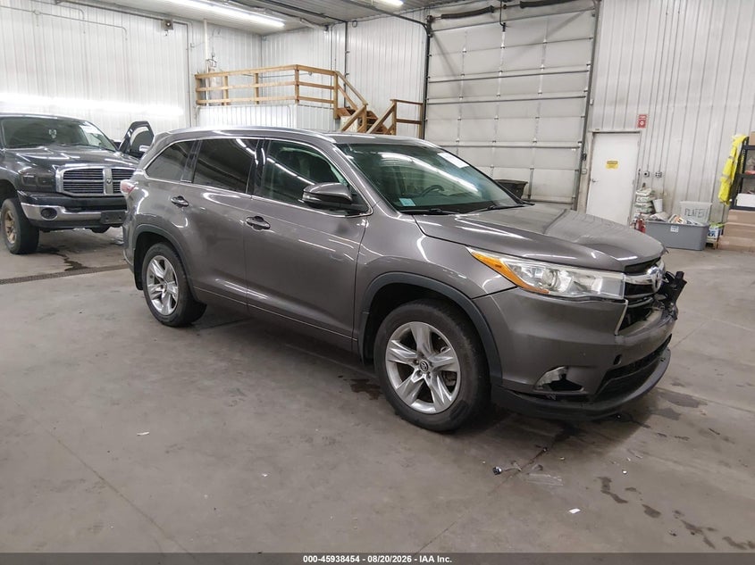 2016 TOYOTA HIGHLANDER LIMITED V6 | 5TDDKRFH7GS336359 | UPCARS
