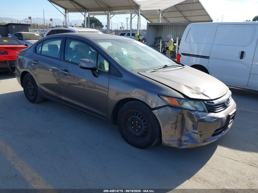 2012 HONDA CIVIC LX | 19XFB2F5XCE336124 | UPCARS
