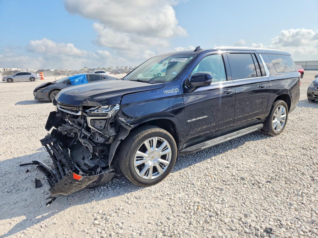 2021 CHEVROLET SUBURBAN C1500 HIGH COUNTRY | 1GNSCGKL8MR100288 | UPCARS