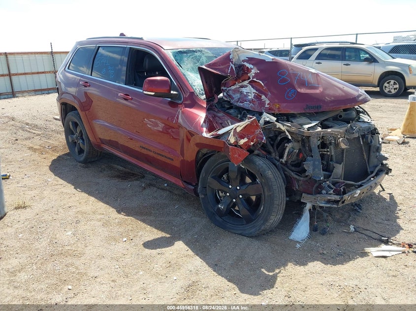 2016 JEEP GRAND CHEROKEE HIGH ALTITUDE | 1C4RJECG1GC368741 | UPCARS