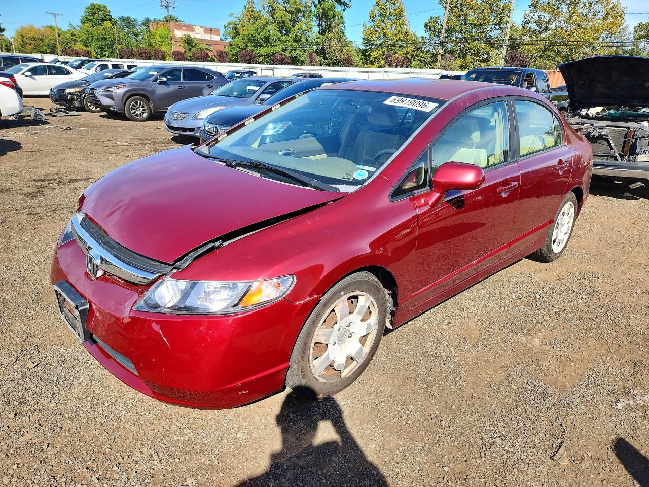 2008 HONDA CIVIC LX | 1HGFA16598L092589 | UPCARS