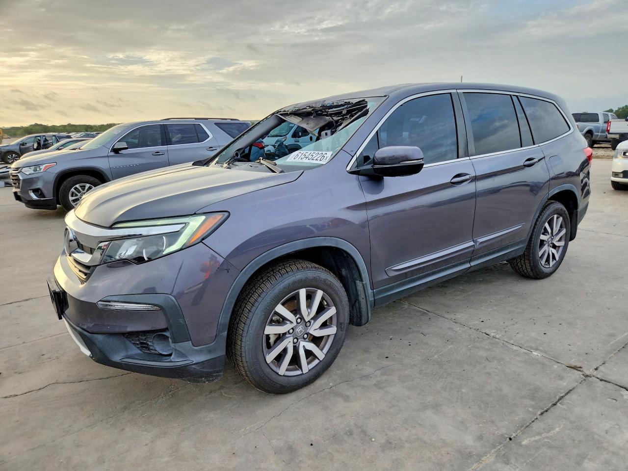 2022 HONDA PILOT EXL | 5FNYF5H57NB006630 | UPCARS