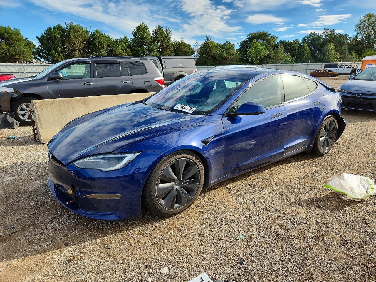 2022 TESLA MODEL S | 5YJSA1E57NF491403 | UPCARS