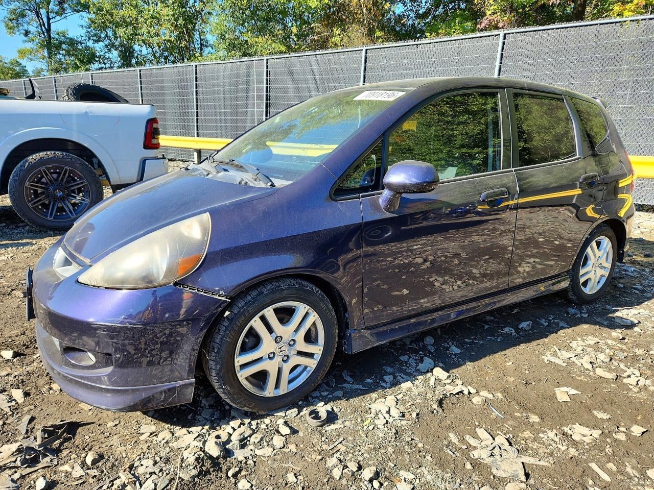 2008 HONDA FIT SPORT | JHMGD38618S015182 | UPCARS