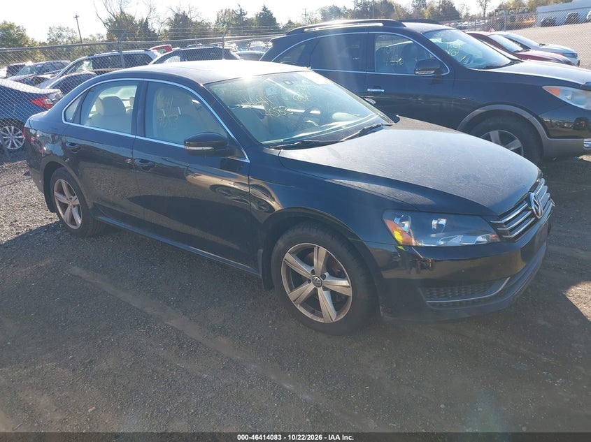 2013 VOLKSWAGEN PASSAT 2.5L SE | 1VWBP7A33DC120544 | UPCARS
