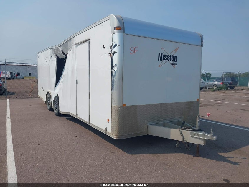 2018 MISSION ENCLOSED TRAILER | 5WFBC2828JB017726 | UPCARS