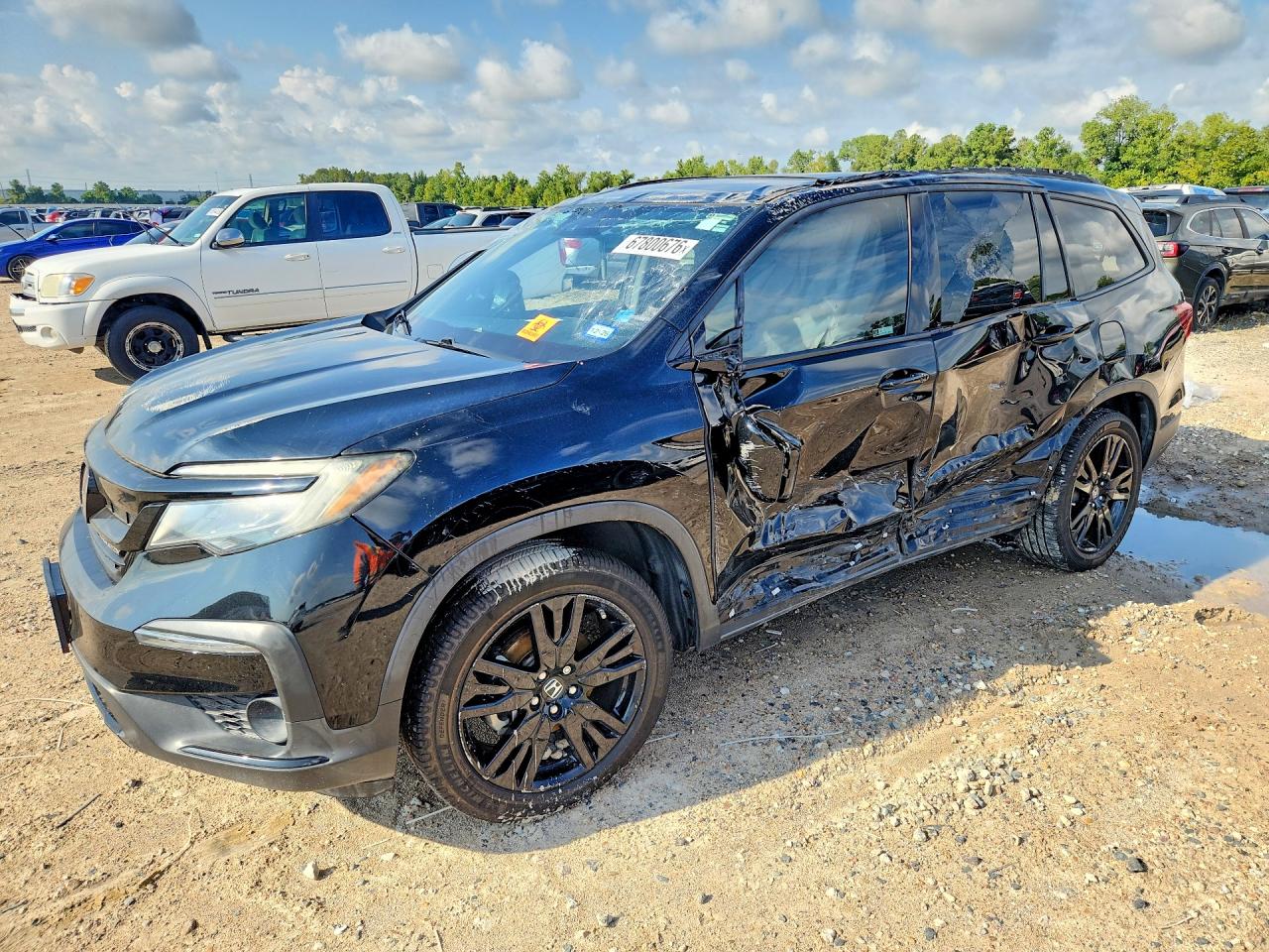 2020 HONDA PILOT BLACK | 5FNYF6H7XLB027573 | UPCARS